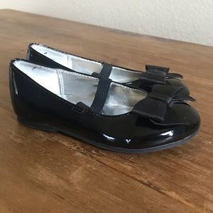 Nina Kids Pegasus-T Black Flats